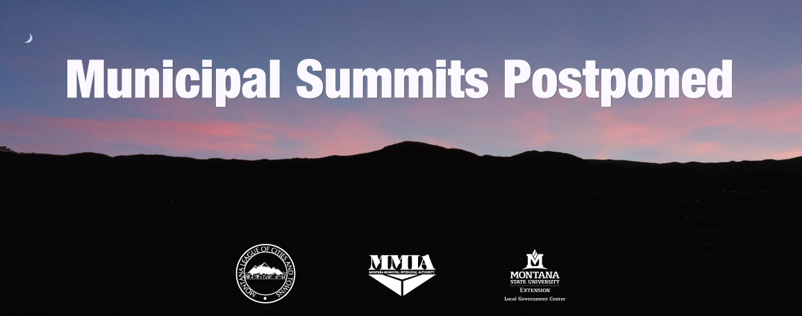 Municipal Summits Postponed